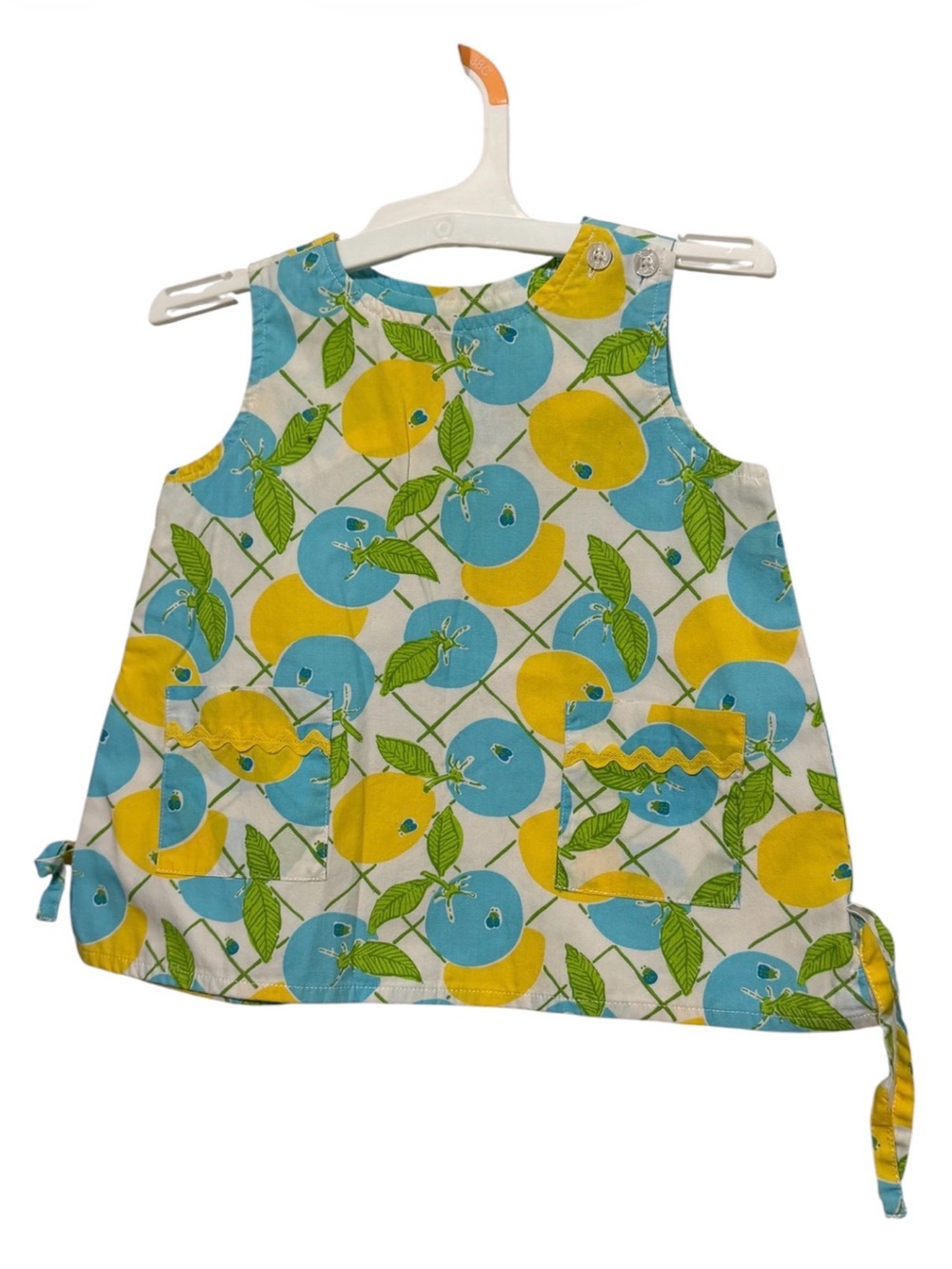Lilly Pulitzer Vintage Citron Lemons and Blueberries
